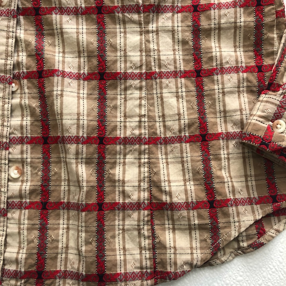 Pendleton Plaid Women’s Button Down Long Sleeve C… - image 4